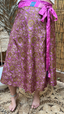Midi Multi Wear Reversible Skirt - Bright Pink