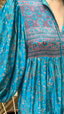 Byron Silk Maxi Dress - Ocean Pearl