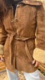 Vintage Suede Fur Jacket