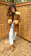 Vintage Suede Fur Jacket