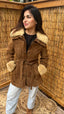 Vintage Suede Fur Jacket