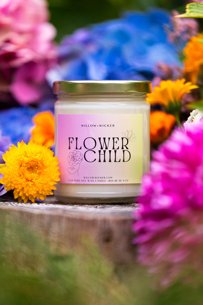 Flower Child Soy Wax Candle